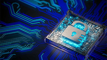 Cyber Security Ransomware Email Phishing Encrypted Technology, Digital Information Protected Secured